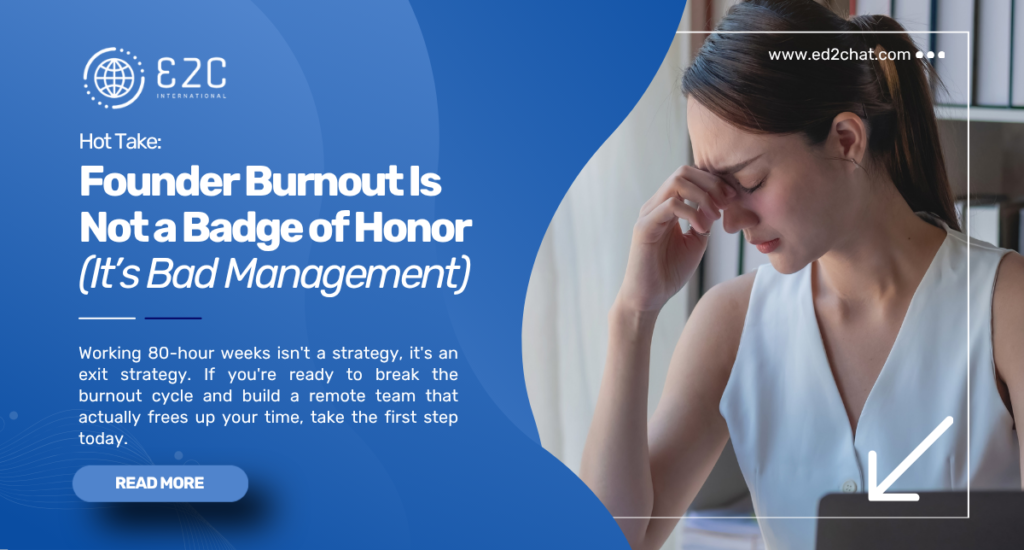 Founder burnout causes, Stop founder burnout, delegation for founders, operational leverage, scaling startups